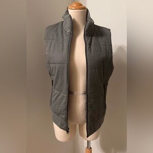 Banana Republic Charcoal Quilted Vest